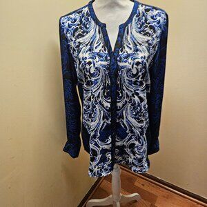 Dana Buchman V-neck Boho Blouse